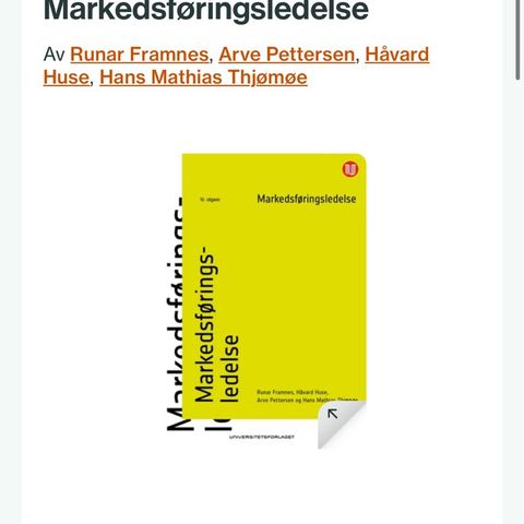 Markedsføringsledelse