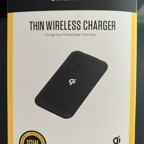 Thin wireless charger/Trådløs lader som passer til alle mobiler