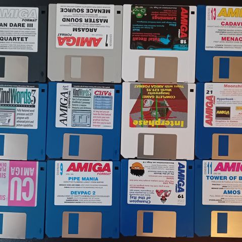 Amiga Format / Amiga Computing disketter