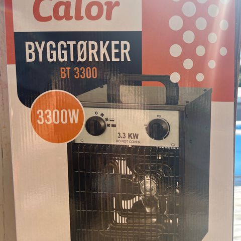 Calor BT3300 byggtørker