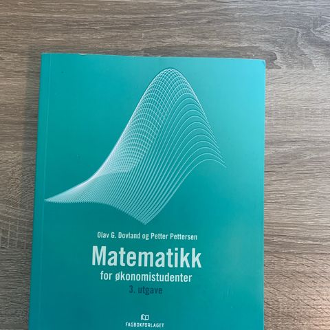 Matematikk for økonomistudenter (3 Utgave)