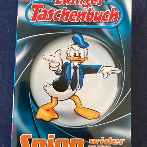 Donald Pocket nr. 359 fra 2007 «Spion Wider Willen» tysk utgave 🇩🇪