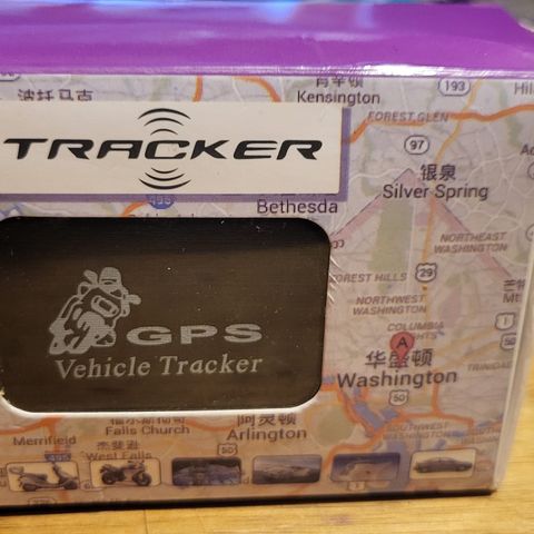 Gps tracker for bil/mc/båt/campingvogn mm