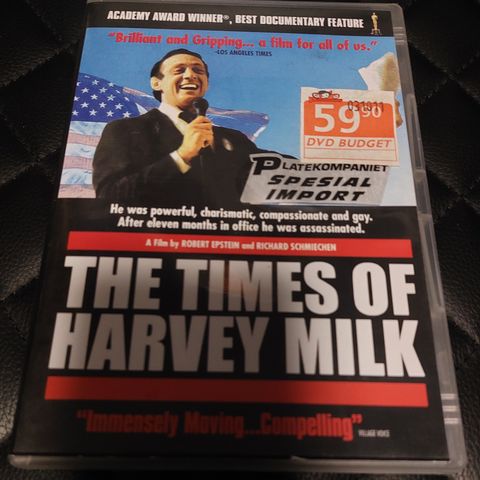 The Times Of Harvey Milk DVD.