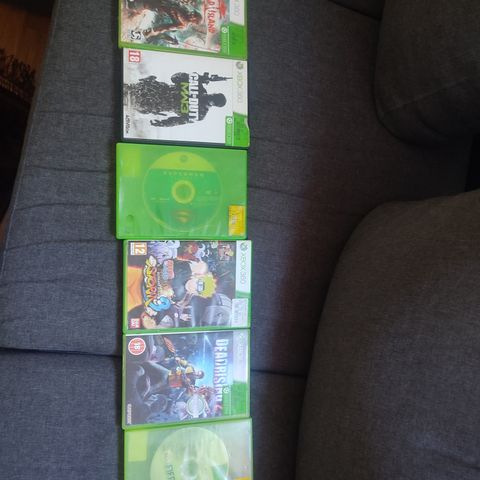 Mange forskjellige Xbox 360 spill