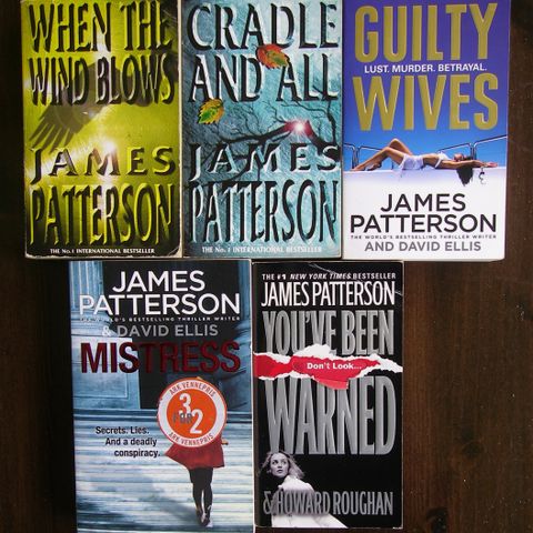 James Patterson thrillere engelsk