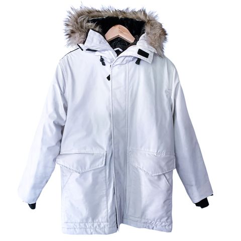 Russeparkas hvit str XS "Expedition Parkas"