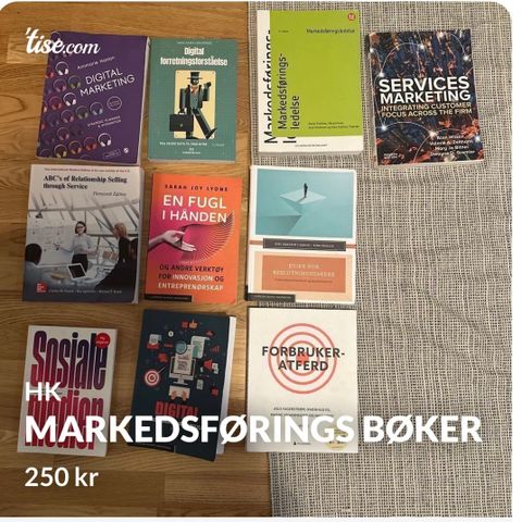 Markedsførings bøker HK