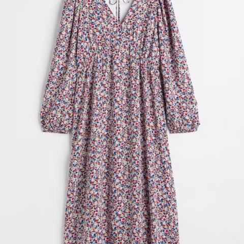 Blomstret kjole fra H&M str L