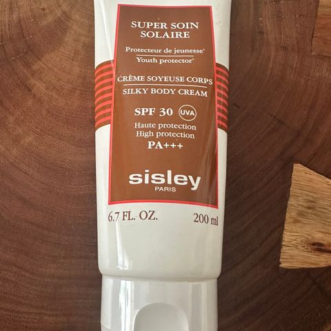 Sisley solkrem silky body cream spf 30