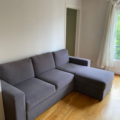 Hjørnesofa (L-sofa) grå