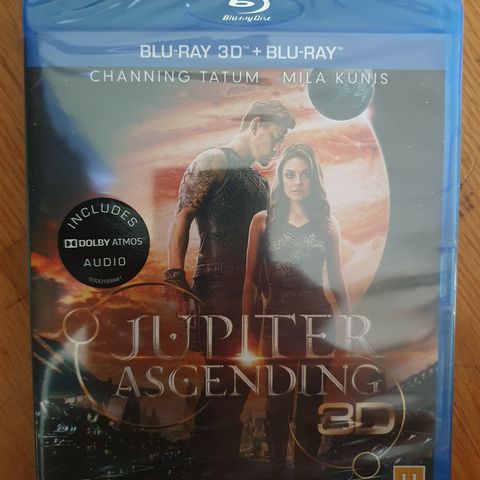 JUPITER ASCENDING  BLU-RAY OG 3D I PLAST