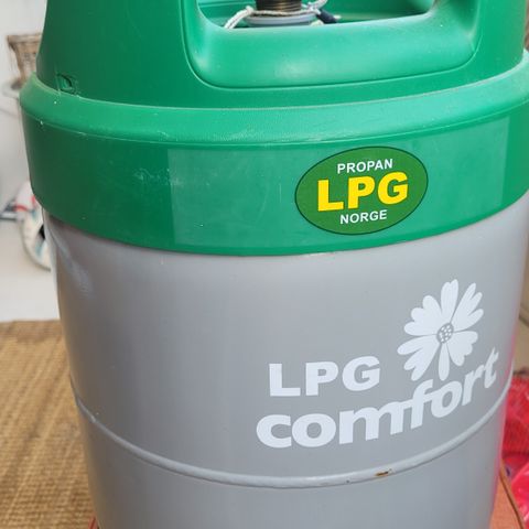 LPG 10kg comfort lettmetall gassflaske