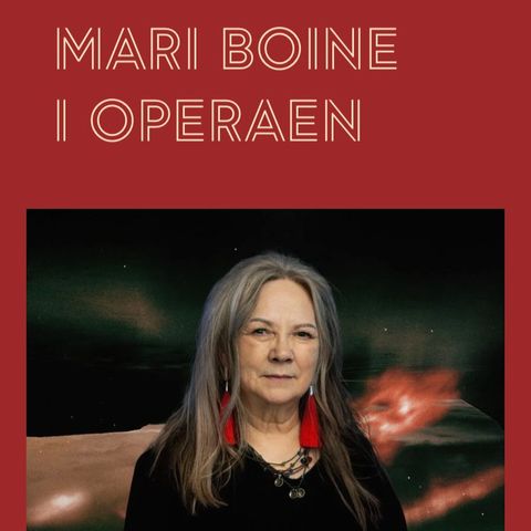 2 billetter Mari Boine Operaen søndag 20. okt. kl. 20