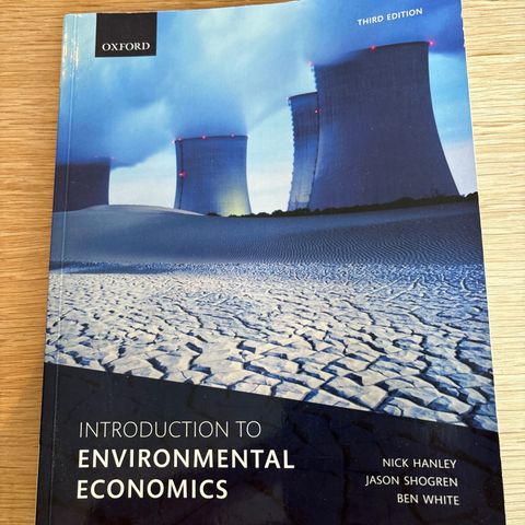 Introduction to environmental economics