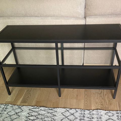 IKEA Vittsjø sort tv-/avlastningsbord