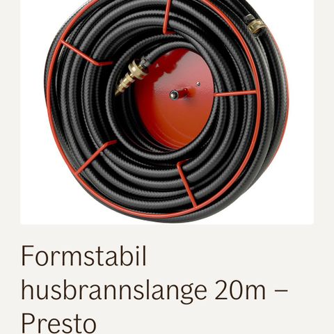 Presto husbrannslange 20 meter