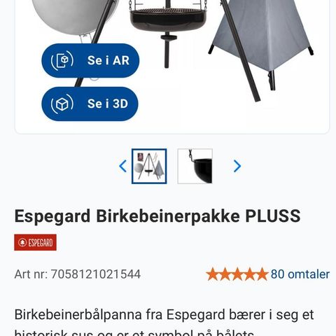 Bålpanne Espegard