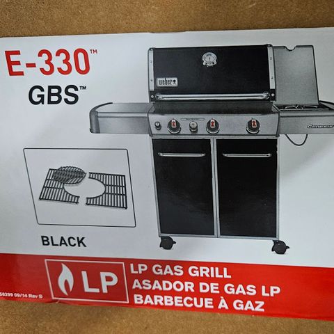 Weber Genesis E-330 originale reservedeler, ubrukt