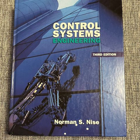 Control Systems Engineering, Third edition, Norman S. Nise