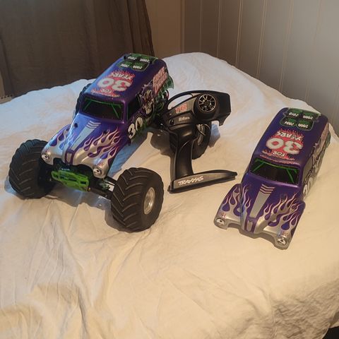 Traxxas monster jam 1/10 biler x 4. Se disse!