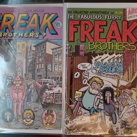 Diverse Freak Brothers and Fat Freddy Cat