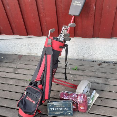 Golfsett Wilson m tralle mm