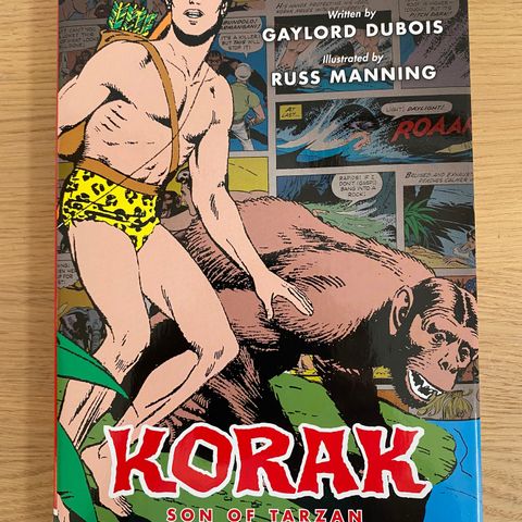 KORAK son of Tarzan innbundet ULEST - tegnet av Russ Manning