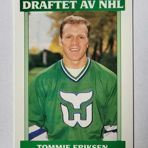 Tommie Eriksen draftet av NHL kort 92-93