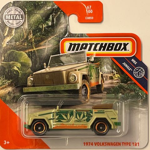 Matchbox Volkswagen Type 181 - MBX JUNGLE - GKM45