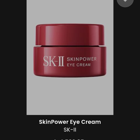 Ny, uåpnet øyekrem SK-II eye cream fra Revolve.com