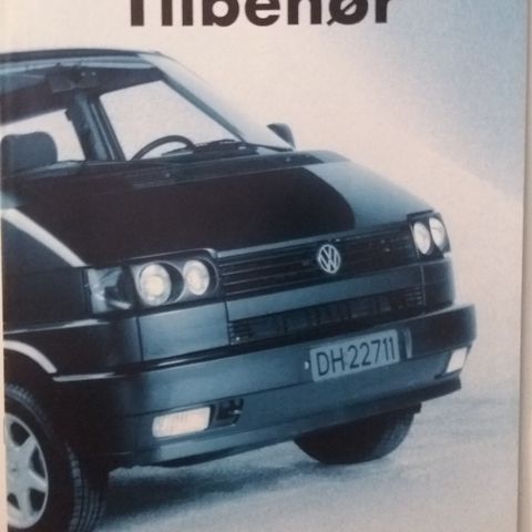 VW Transporter og Caravelle Tilbehør -brosjyre. ( T4 ) (NORSK)