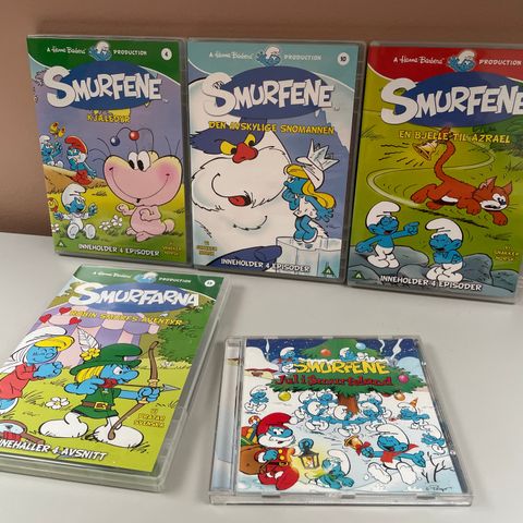 Smurfene DVD og CD