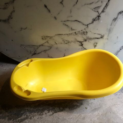 Beemoo Care Badebalje, Badestøtte og Stativ, Capri Yellow