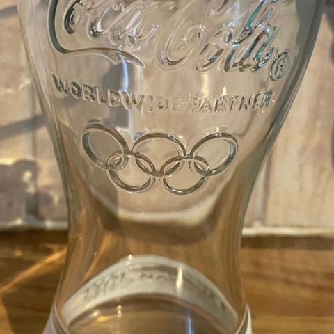 2 stk offisielle Coca Cola glass London 2012