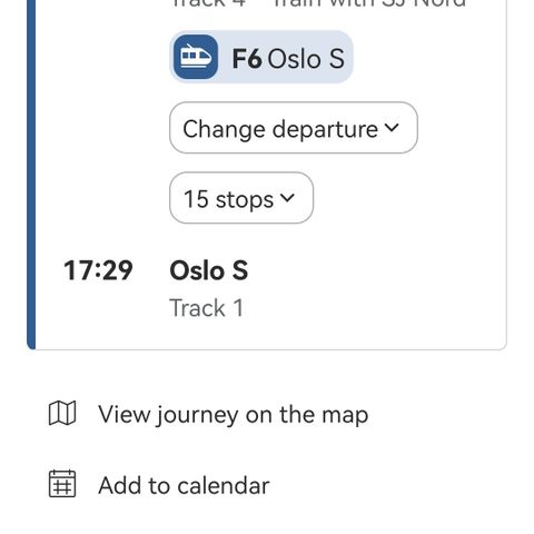 Trondheim - Oslo, Torsdag 25. Juli