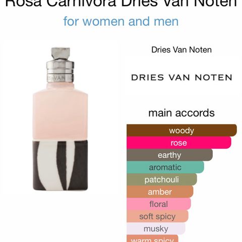 Dries van Noten - Rosa Carnivora parfymeprøve