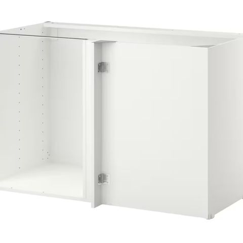 METOD
Benkehjørneskapstamme, hvit, 128x68x80 cm