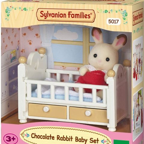 Sylvanian Families 5017 Chocolate Rabbit Baby Set