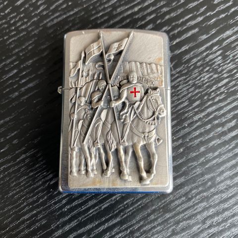 Tempelridder, knights templar zippo, samleobjekt