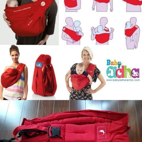 The Baba Sling bæresele/baby carrier 0-24m.