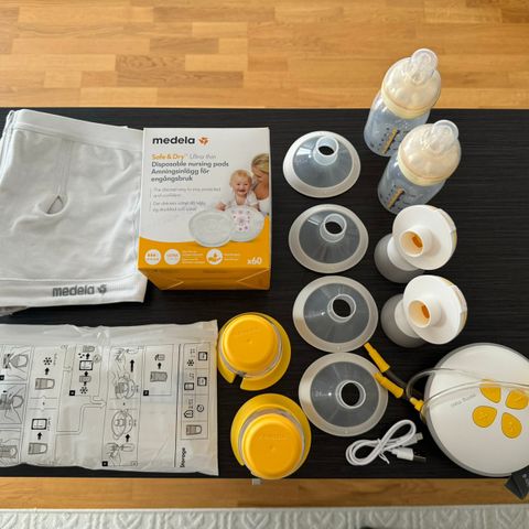 Medela Swing Maxi (Dobbel brystpumpe) - Med ekstra tilbehør