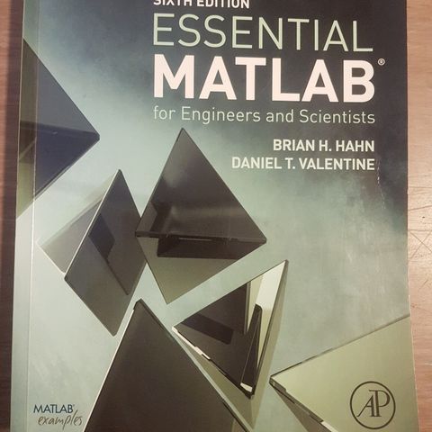 Essential MATLAB for Engineers and Scientists, 6th edition