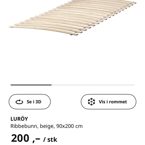 IKEA SONGESAND single bed - very nice white bed!