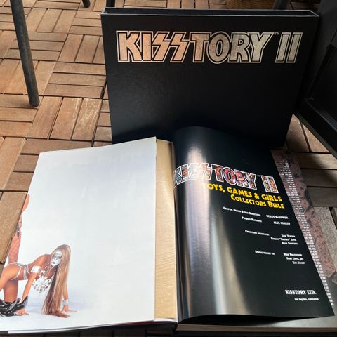 KISSTORY II - bok om-/med Kiss