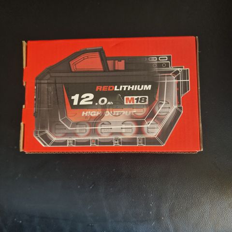 Milwaukee RedLithium M18 12.0aH Batteri