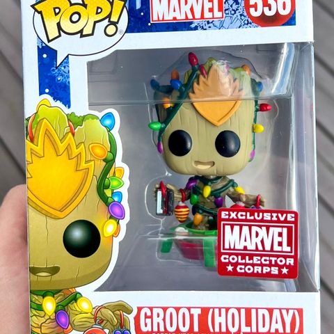 Funko Pop! Groot (Holiday) | Marvel (536) Excl. to Marvel Collector Corps