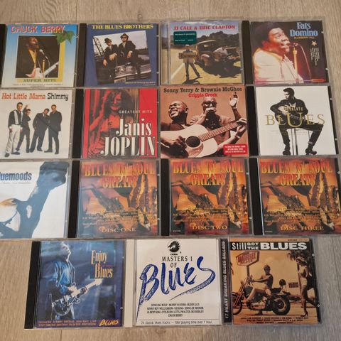15 titler med blues cder selges billig kr 100