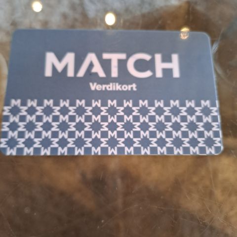 Match Gavekort