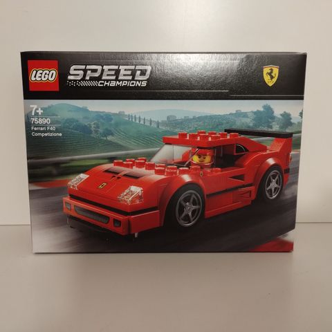 100% Ny Lego Speed Champions 75890 Ferrari F40 Competizione